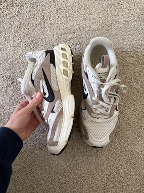 Nike Women’s White, Sail, Diffused Taupe & Black Zoom Air Running Sneakers
